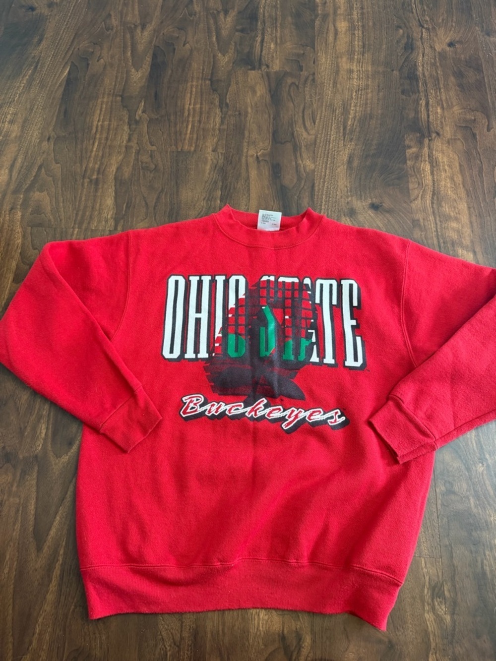 1993 Vintage Ohio State University Buckeyes Sweatshirt Red